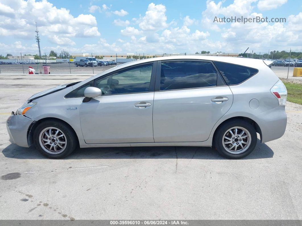 2012 Toyota Prius V Three Silver vin: JTDZN3EU9C3170690