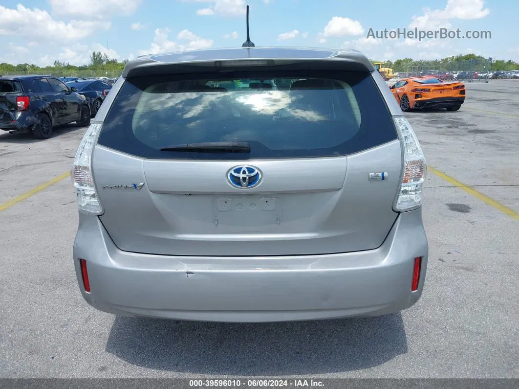 2012 Toyota Prius V Three Silver vin: JTDZN3EU9C3170690