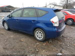 2012 Toyota Prius V Three Blue vin: JTDZN3EU9C3182662