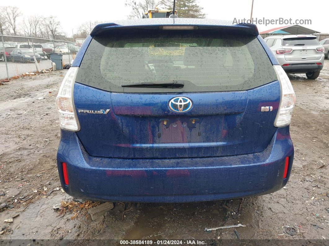 2012 Toyota Prius V Three Blue vin: JTDZN3EU9C3182662