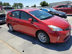 2013 Toyota Prius V  Красный vin: JTDZN3EU9D3212034