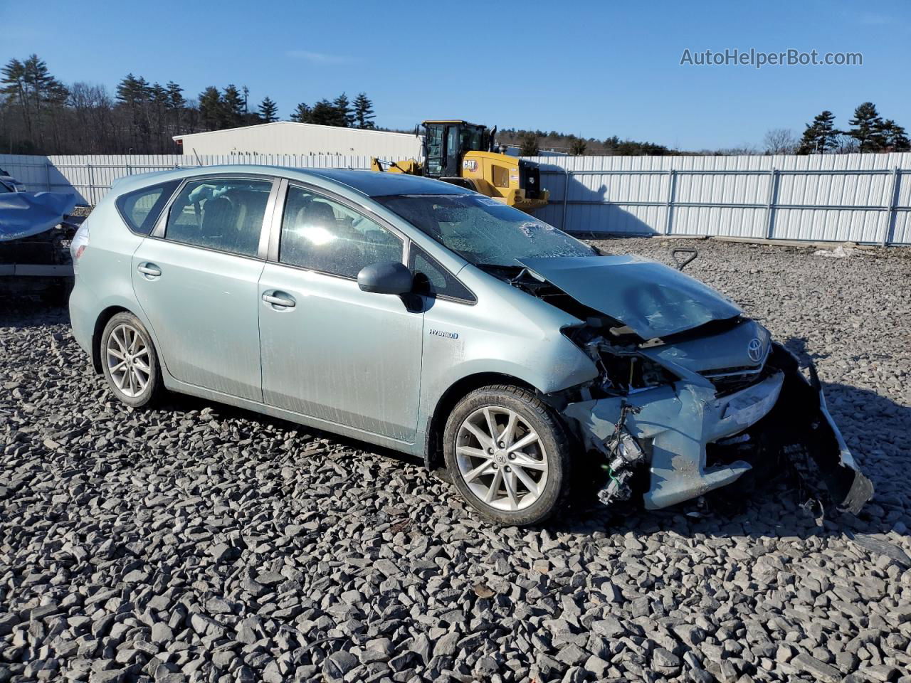 2013 Toyota Prius V  Blue vin: JTDZN3EU9D3214964