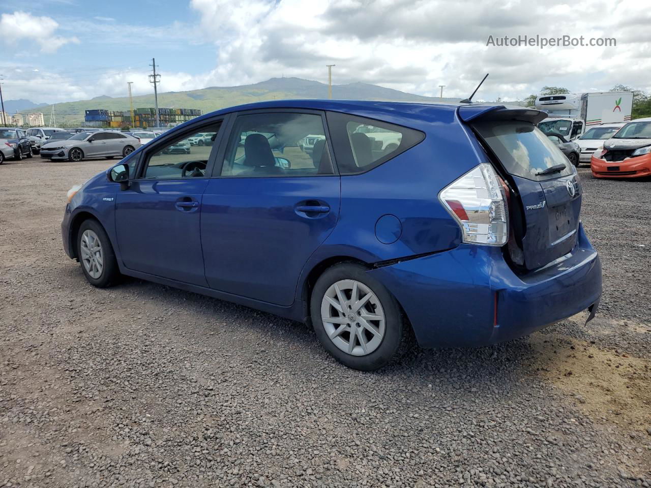 2013 Toyota Prius V  Blue vin: JTDZN3EU9D3277160