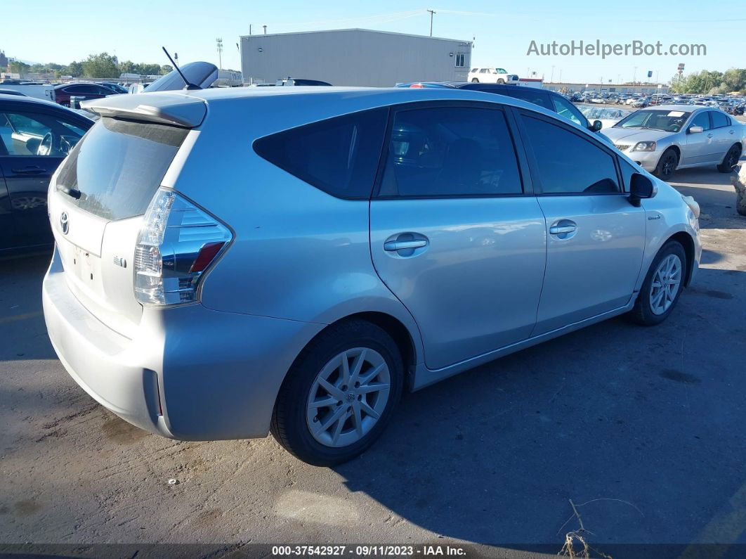 2012 Toyota Prius V Two/three/five Silver vin: JTDZN3EUXC3033080