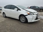 2012 Toyota Prius V  White vin: JTDZN3EUXC3058691