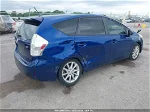 2012 Toyota Prius V Five Blue vin: JTDZN3EUXC3076544