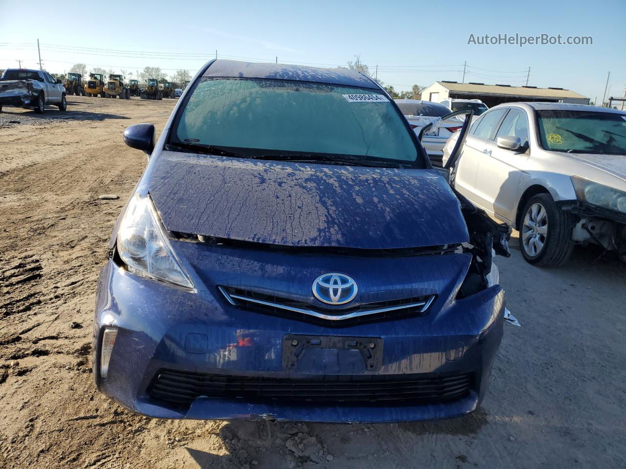 2012 Toyota Prius V  Blue vin: JTDZN3EUXC3090606