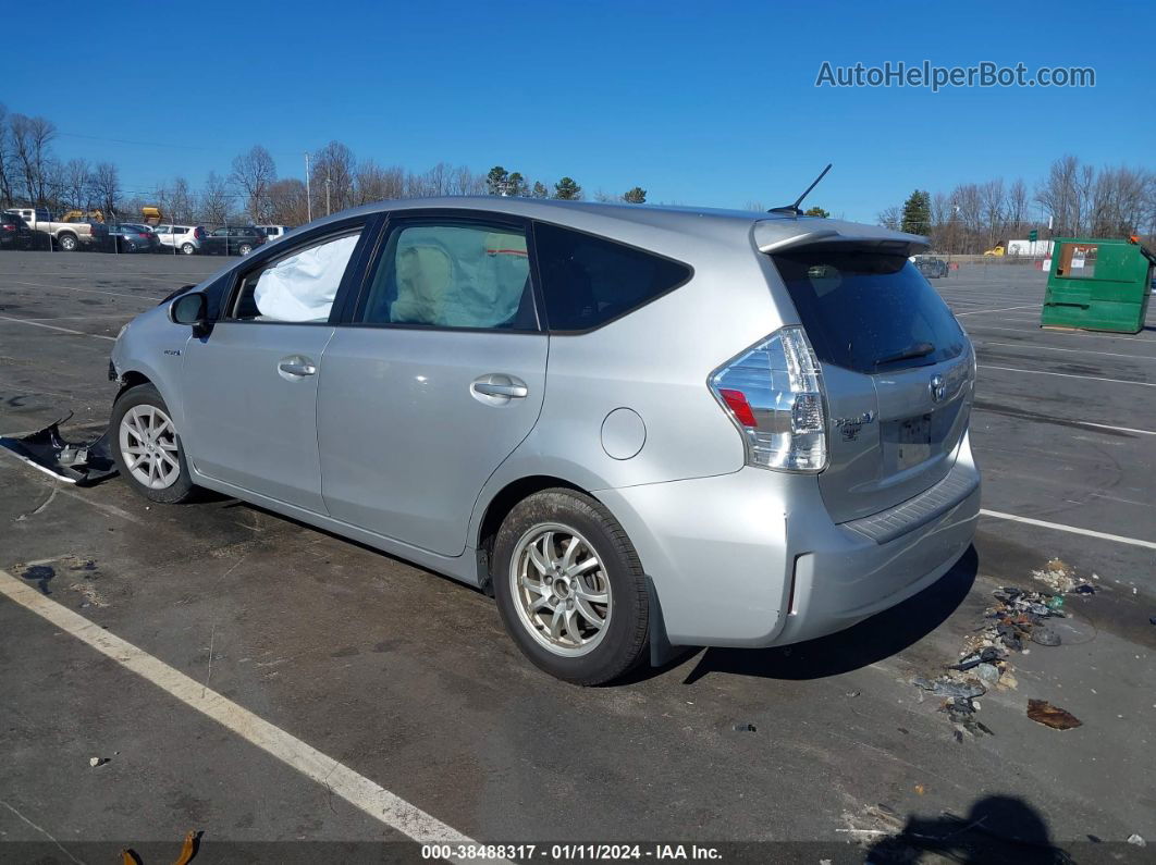 2012 Toyota Prius V Three Серебряный vin: JTDZN3EUXC3100213