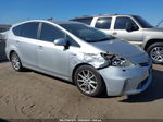 2012 Toyota Prius V Two/three/five Silver vin: JTDZN3EUXC3110465