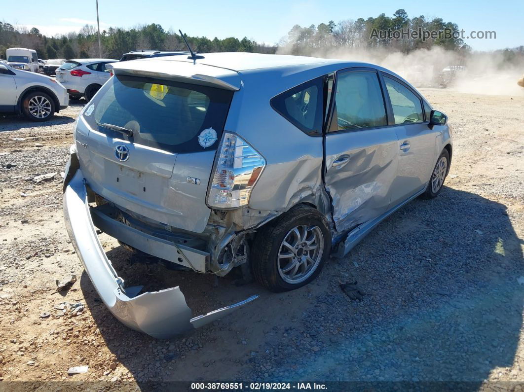 2012 Toyota Prius V Three Silver vin: JTDZN3EUXC3130893