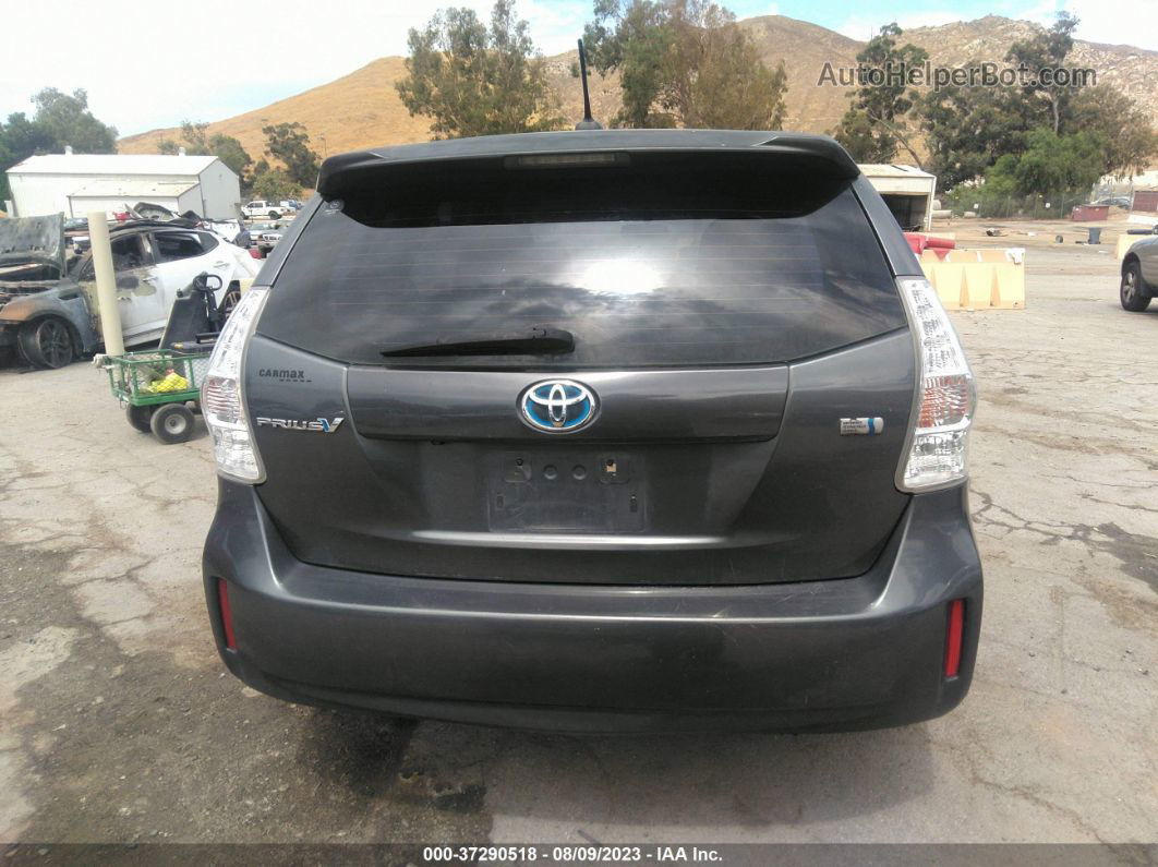 2012 Toyota Prius V Two/three/five Gray vin: JTDZN3EUXC3144325