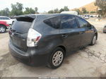 2012 Toyota Prius V Two/three/five Gray vin: JTDZN3EUXC3144325