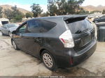 2012 Toyota Prius V Two/three/five Gray vin: JTDZN3EUXC3144325