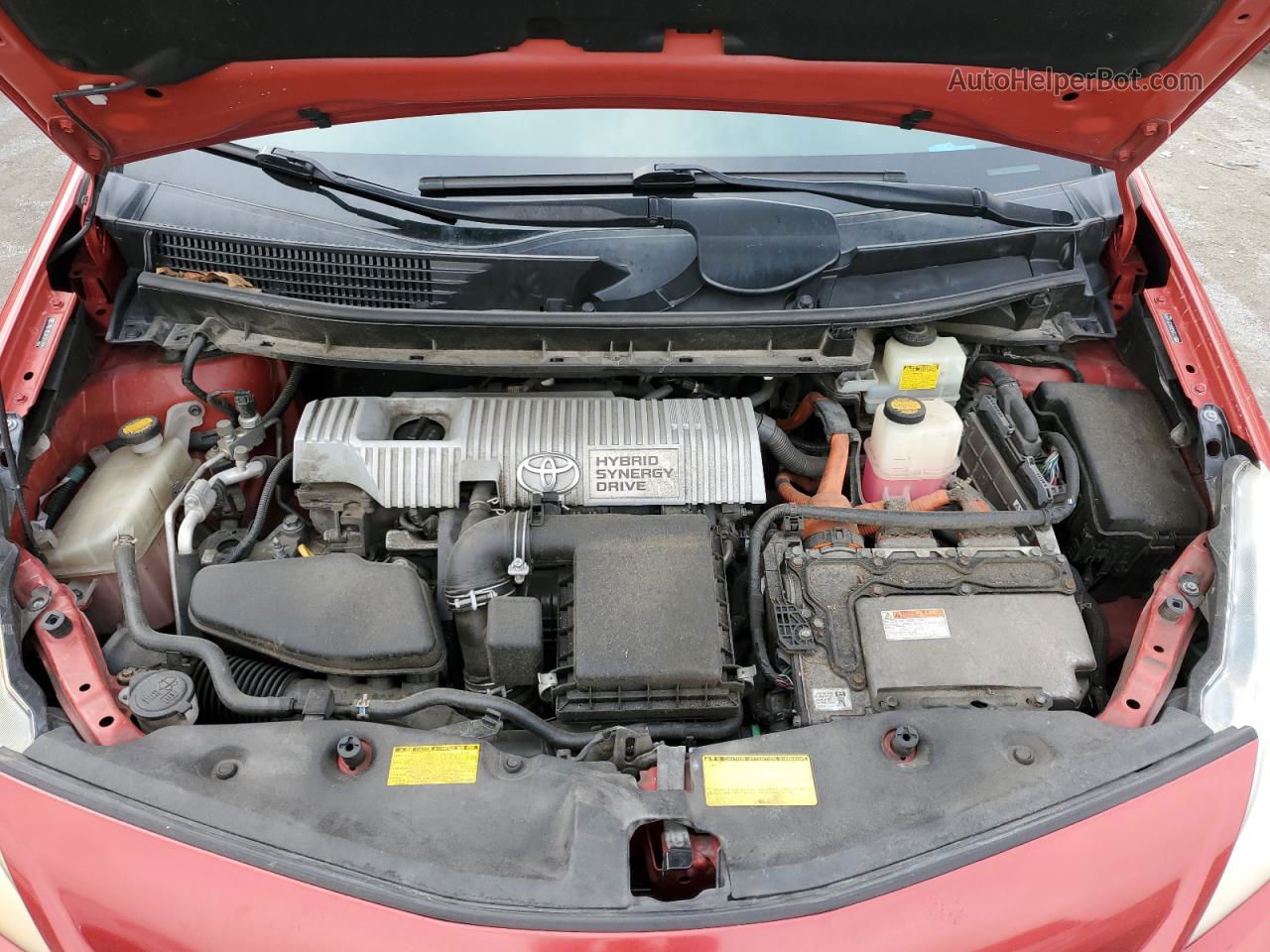 2012 Toyota Prius V  Red vin: JTDZN3EUXC3146995