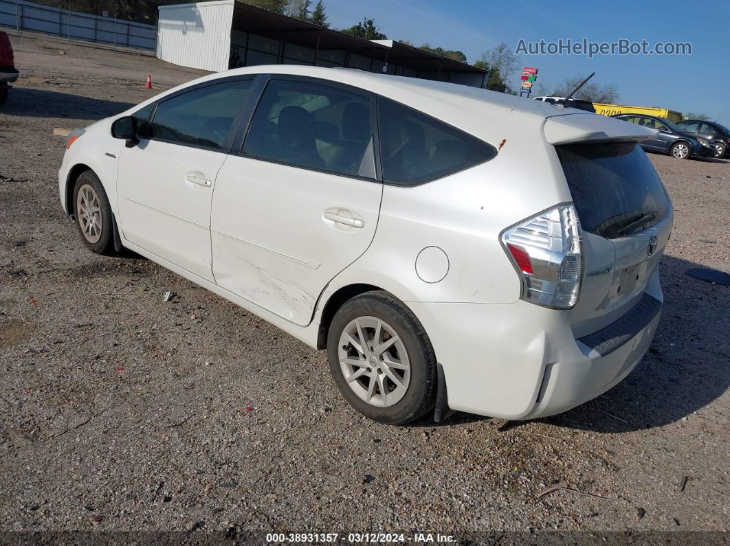 2012 Toyota Prius V Two Белый vin: JTDZN3EUXC3155017