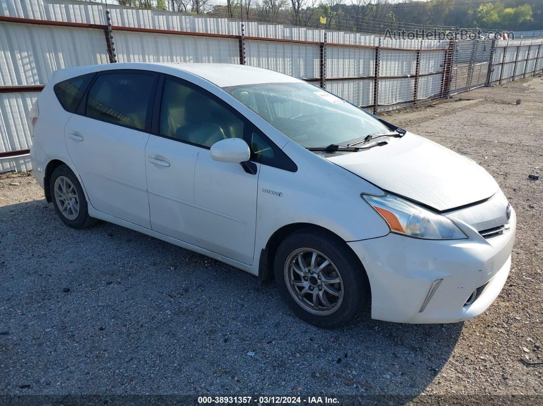 2012 Toyota Prius V Two White vin: JTDZN3EUXC3155017