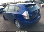 2012 Toyota Prius V Three Blue vin: JTDZN3EUXC3157365