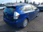 2012 Toyota Prius V Three Blue vin: JTDZN3EUXC3157365