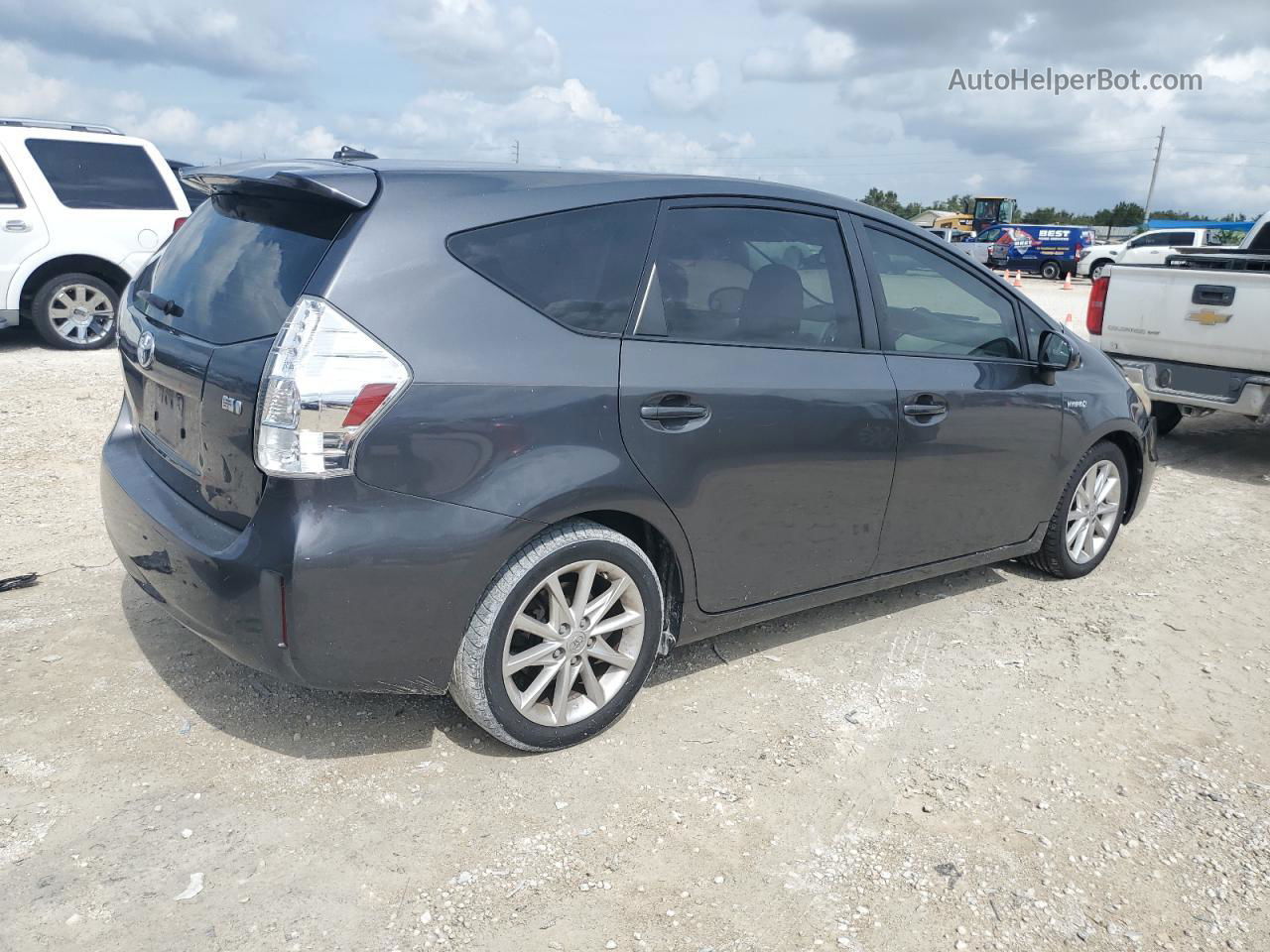 2013 Toyota Prius V  Серый vin: JTDZN3EUXD3187435