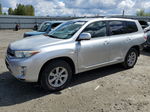 2011 Toyota Highlander Hybrid Silver vin: JTEBC3EH5B2002653