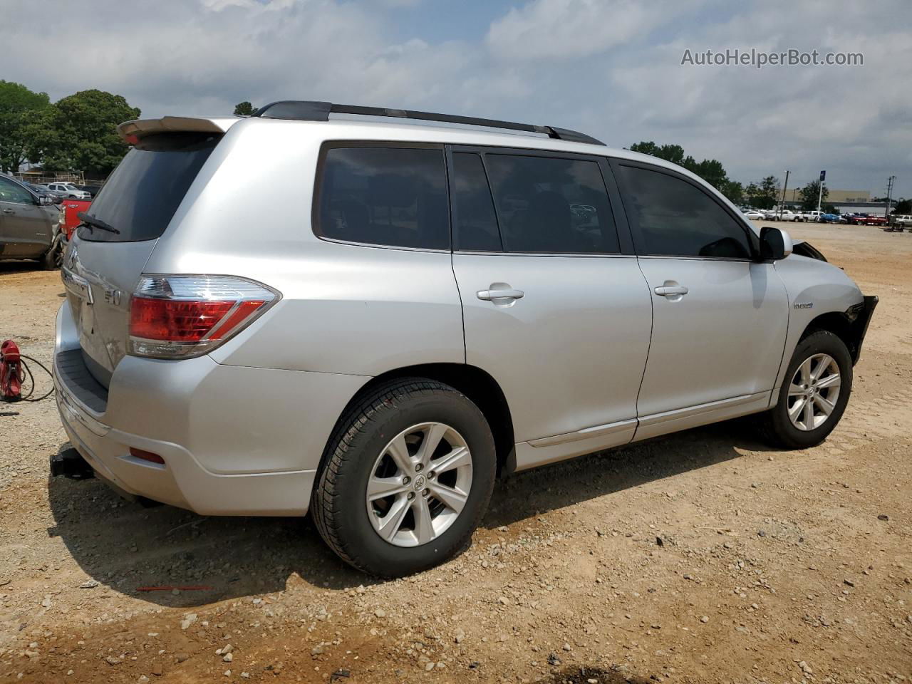 2011 Toyota Highlander Hybrid Silver vin: JTEBC3EH7B2003013