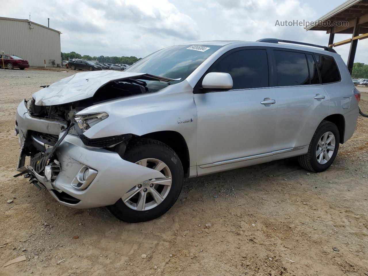 2011 Toyota Highlander Hybrid Silver vin: JTEBC3EH7B2003013