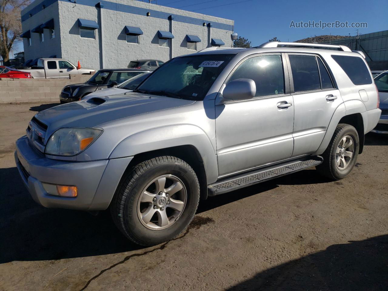 2004 Toyota 4runner Sr5 Silver vin: JTEBT14R040042488