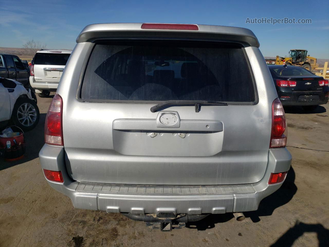 2004 Toyota 4runner Sr5 Silver vin: JTEBT14R040042488