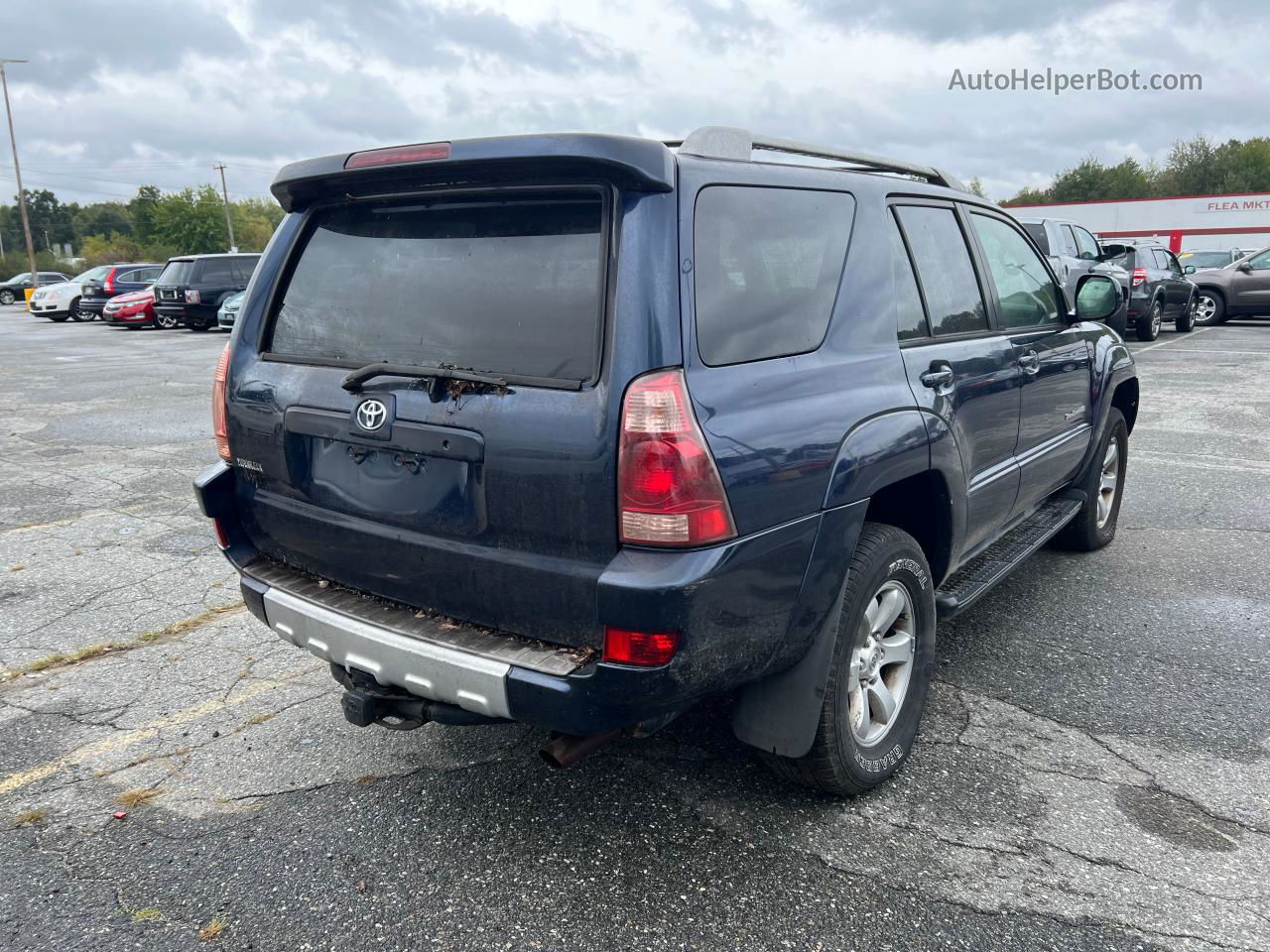 2004 Toyota 4runner Sr5 Blue vin: JTEBT14R648014003