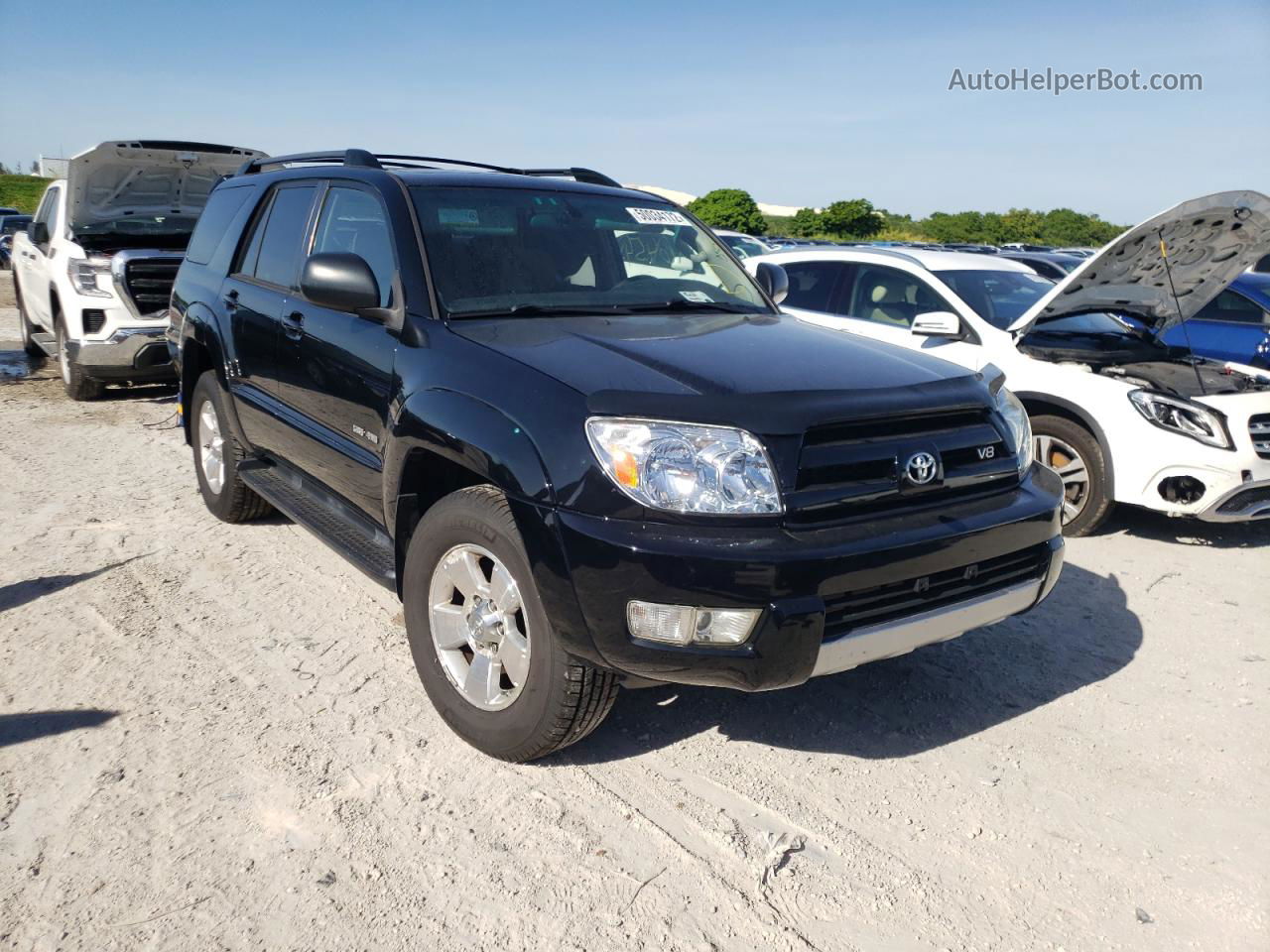 2004 Toyota 4runner Sr5 Black vin: JTEBT14R740035795