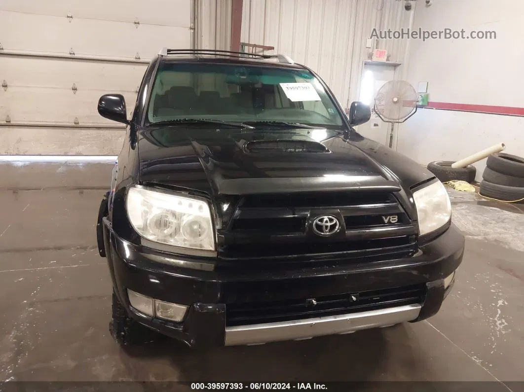 2004 Toyota 4runner Sr5 Sport V8 Black vin: JTEBT14R748015564