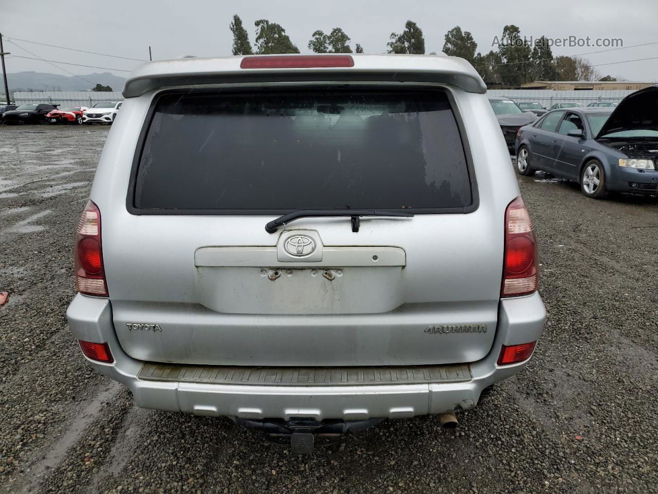 2004 Toyota 4runner Sr5 Silver vin: JTEBT14R840043548