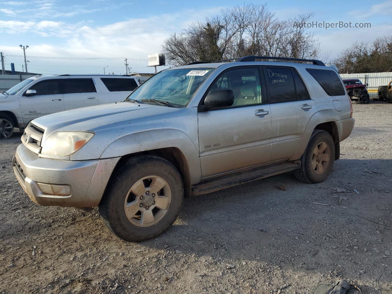 2004 Toyota 4runner Sr5 Серебряный vin: JTEBT14R848013032