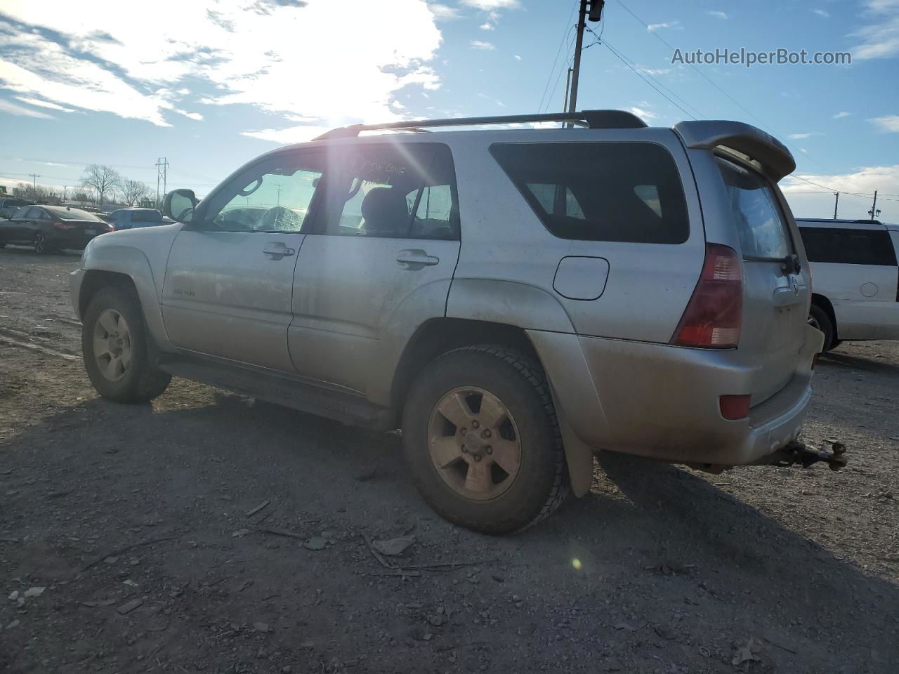 2004 Toyota 4runner Sr5 Silver vin: JTEBT14R848013032