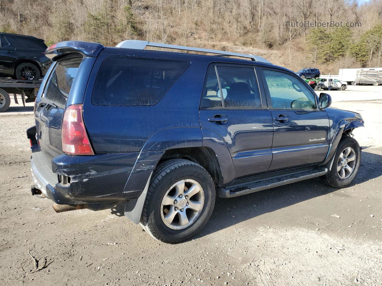 2004 Toyota 4runner Sr5 Blue vin: JTEBT14RX48008950