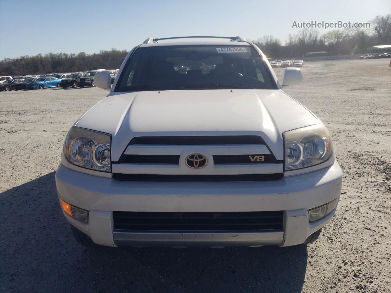 2004 Toyota 4runner Limited White vin: JTEBT17R348009420