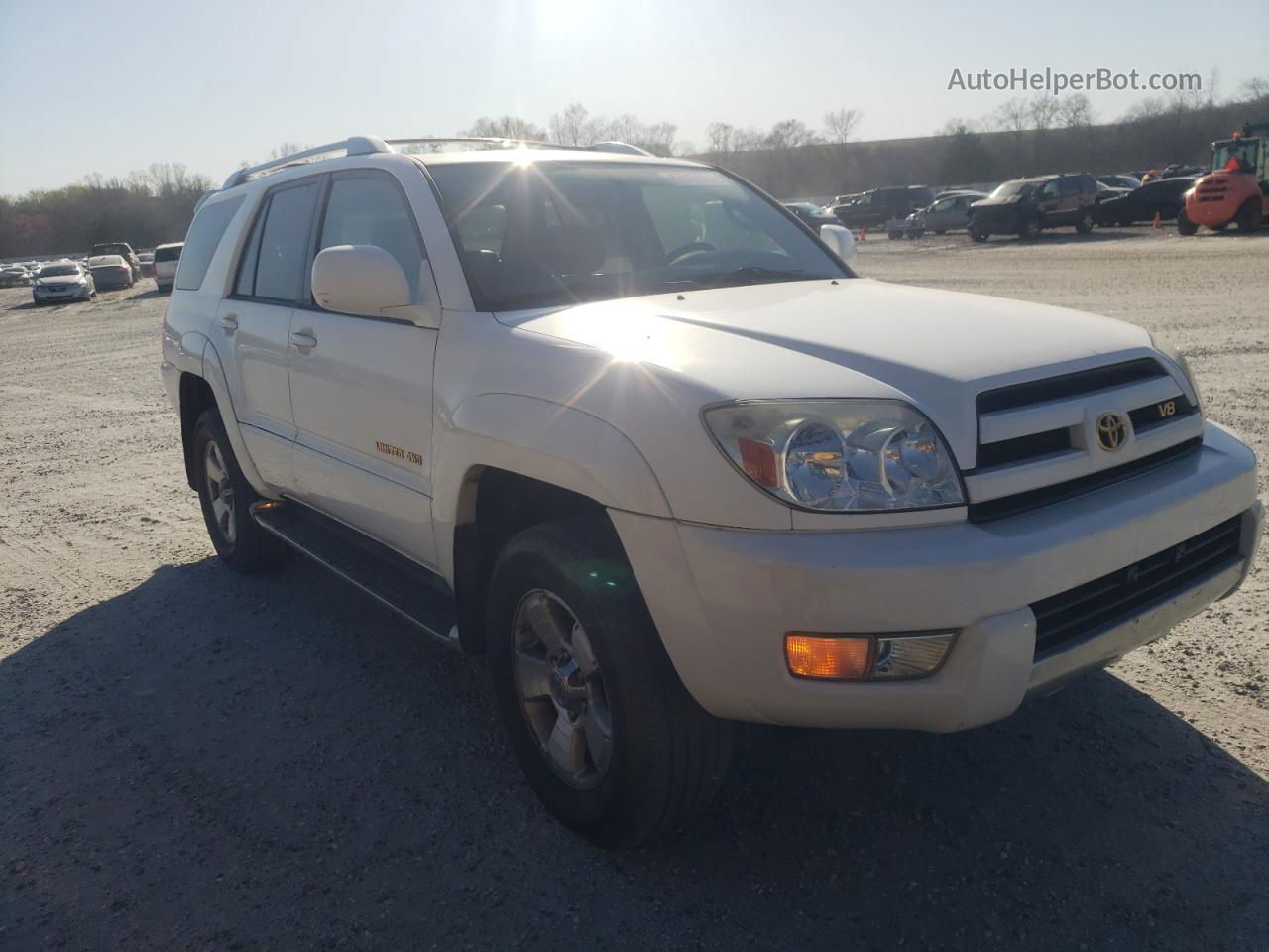 2004 Toyota 4runner Limited White vin: JTEBT17R348009420