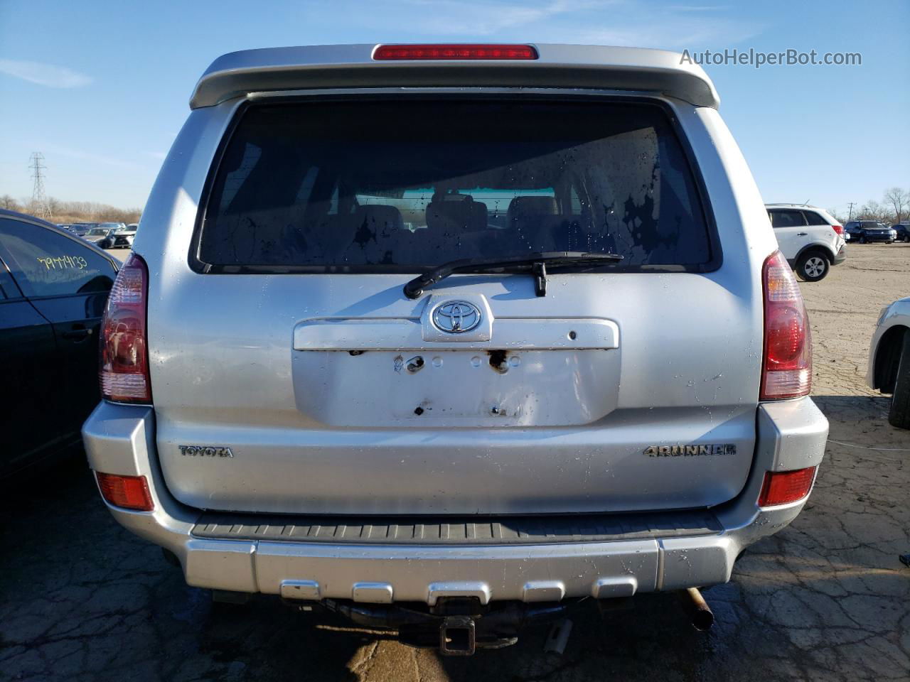 2004 Toyota 4runner Limited Silver vin: JTEBT17R348010860