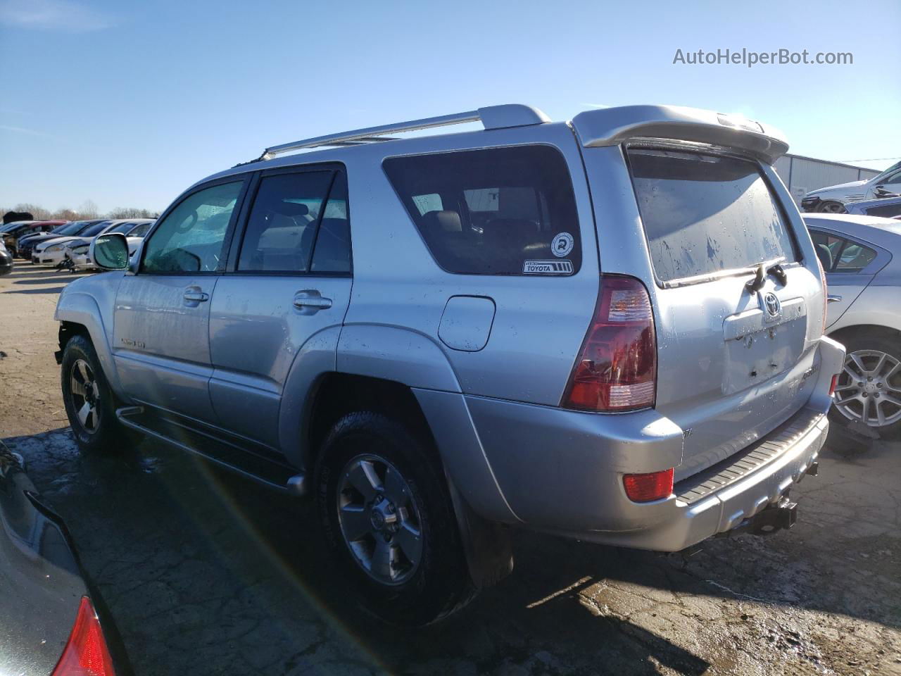 2004 Toyota 4runner Limited Silver vin: JTEBT17R348010860