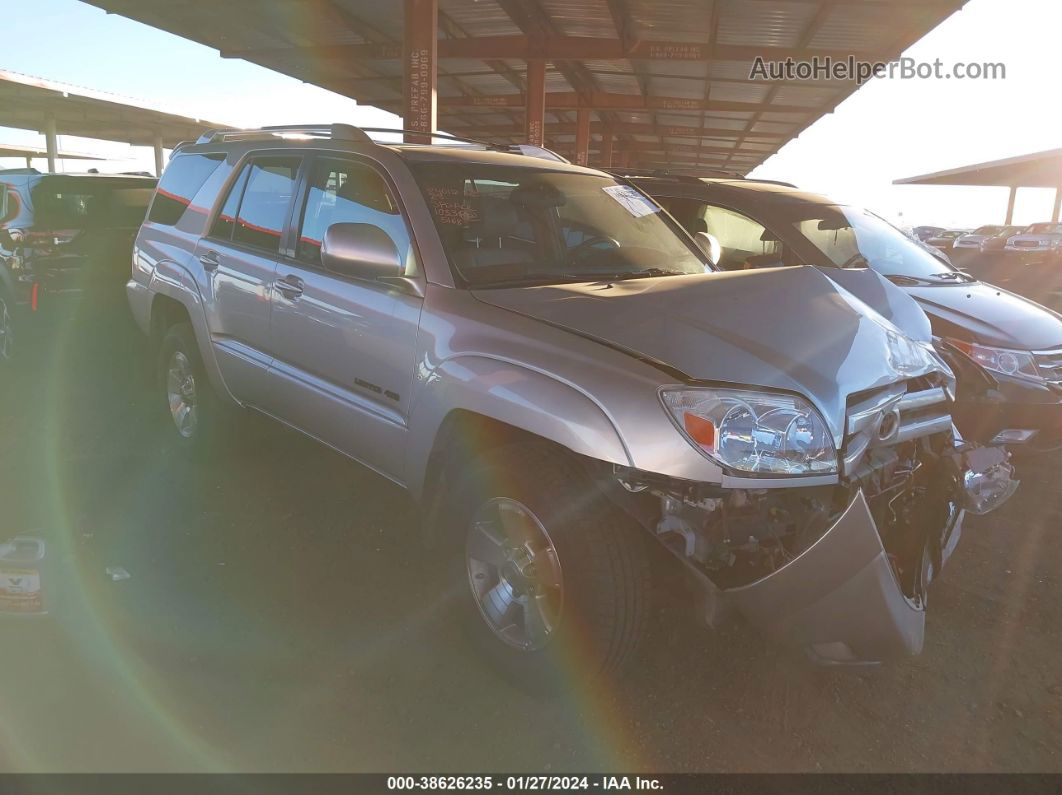 2004 Toyota 4runner Limited V8 Silver vin: JTEBT17R548015168