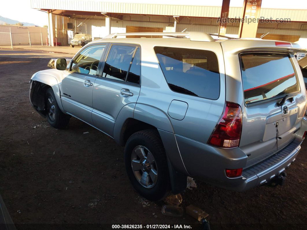 2004 Toyota 4runner Limited V8 Silver vin: JTEBT17R548015168