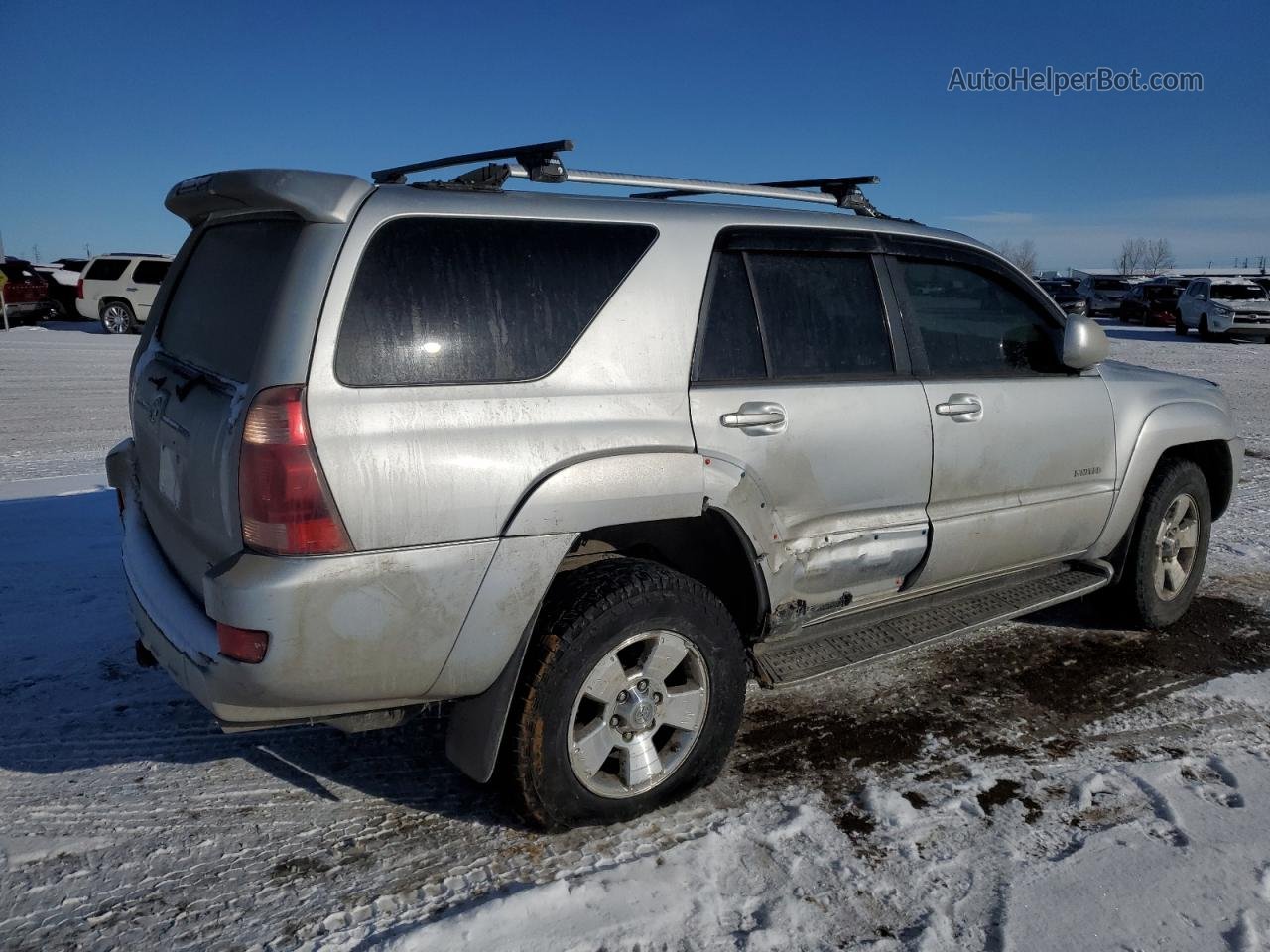 2004 Toyota 4runner Limited Silver vin: JTEBT17R840033419