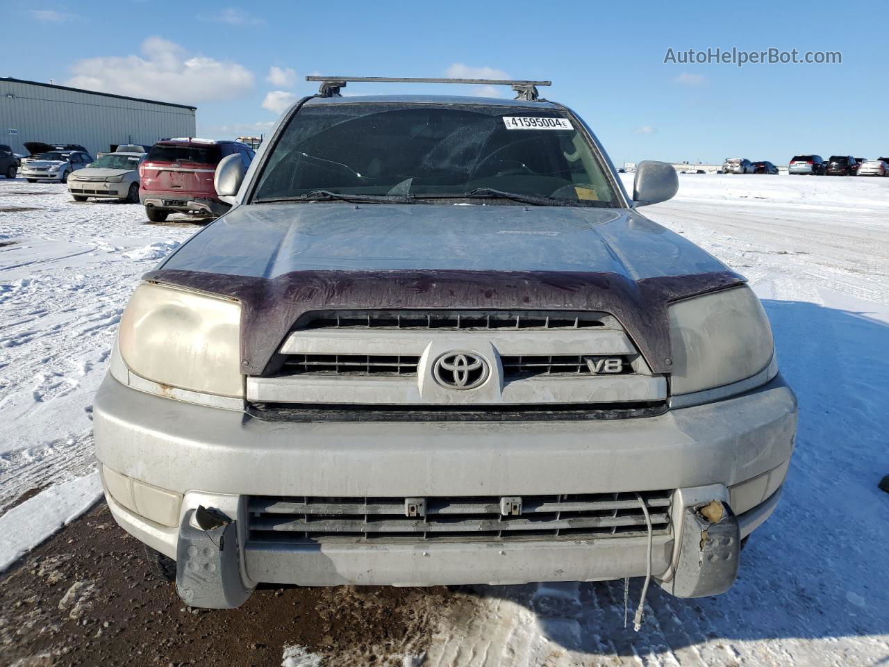 2004 Toyota 4runner Limited Silver vin: JTEBT17R840033419