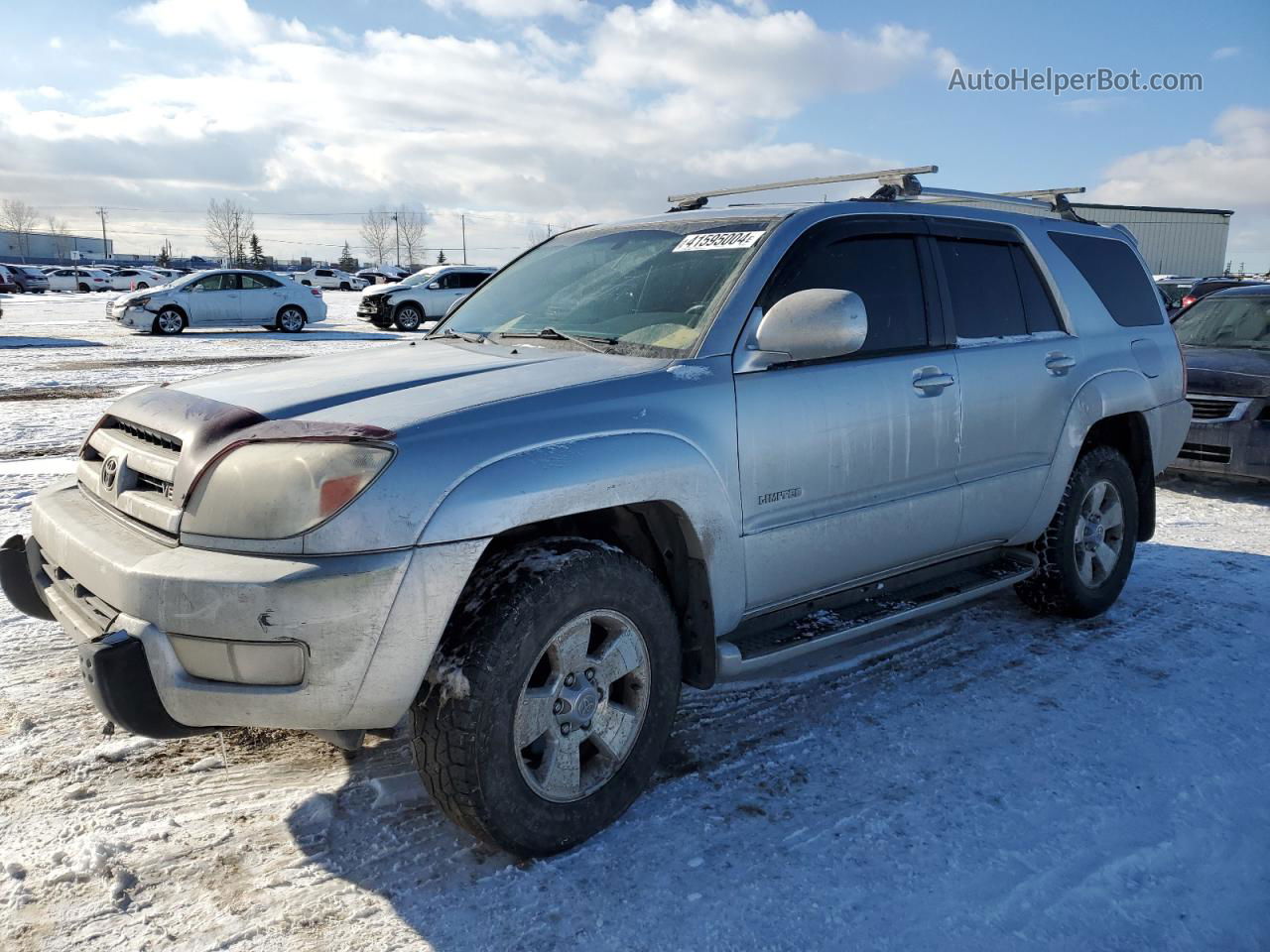 2004 Toyota 4runner Limited Silver vin: JTEBT17R840033419