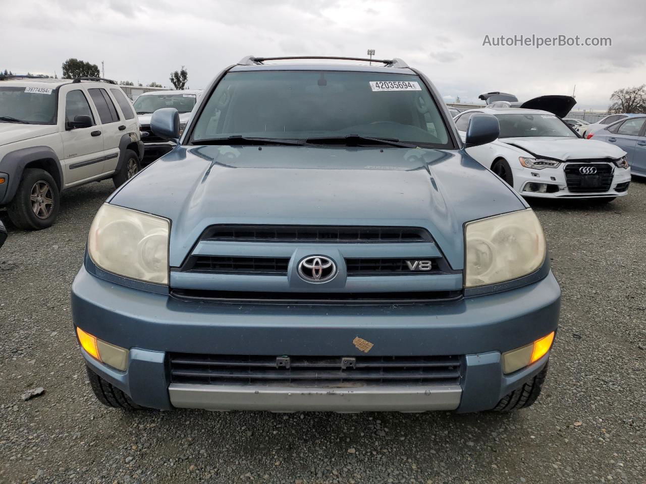 2004 Toyota 4runner Limited Blue vin: JTEBT17R840043531