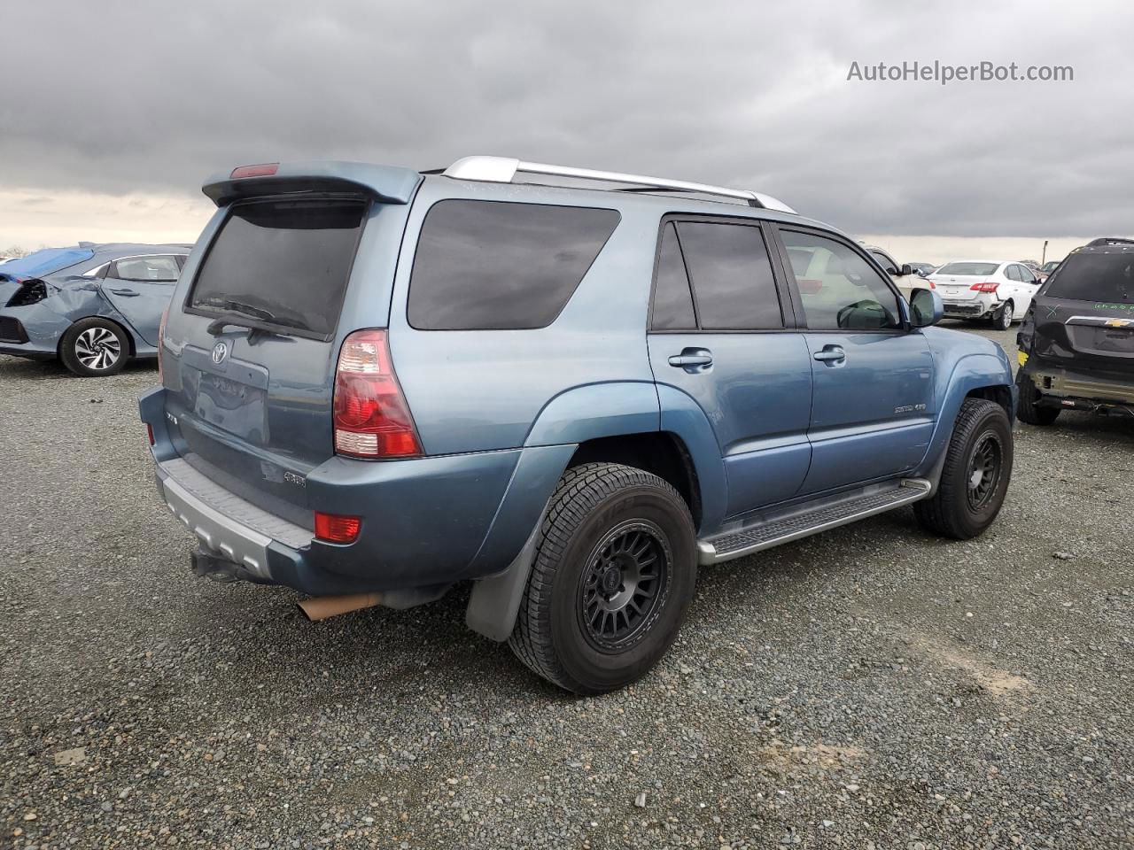 2004 Toyota 4runner Limited Blue vin: JTEBT17R840043531