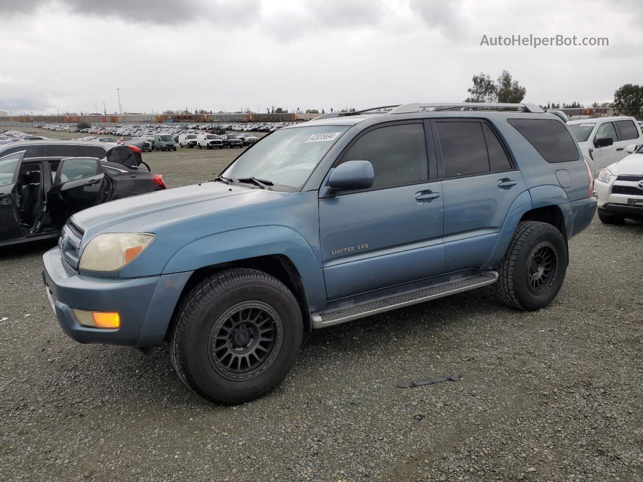 2004 Toyota 4runner Limited Синий vin: JTEBT17R840043531