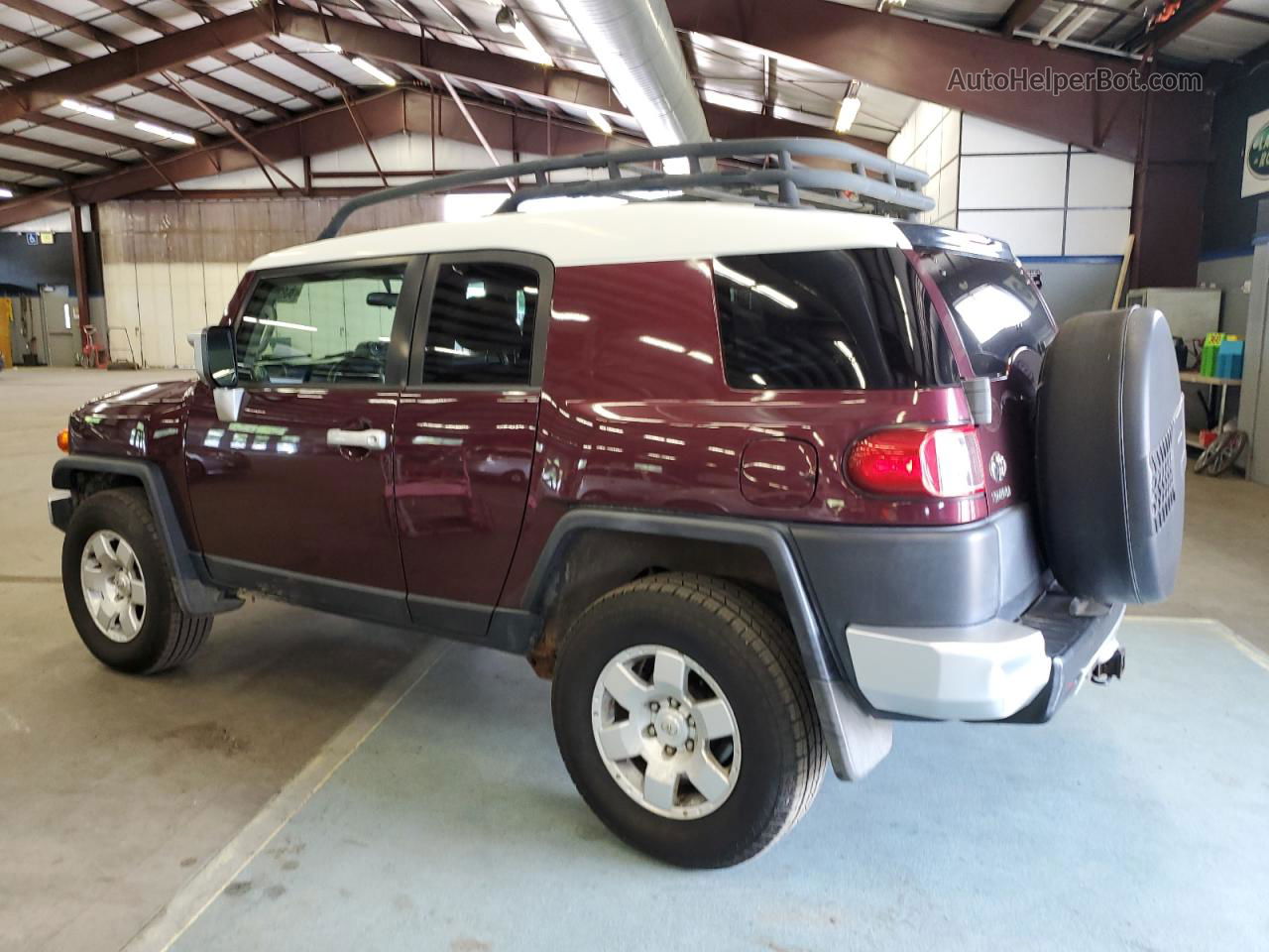 2007 Toyota Fj Cruiser Maroon vin: JTEBU11F070037173