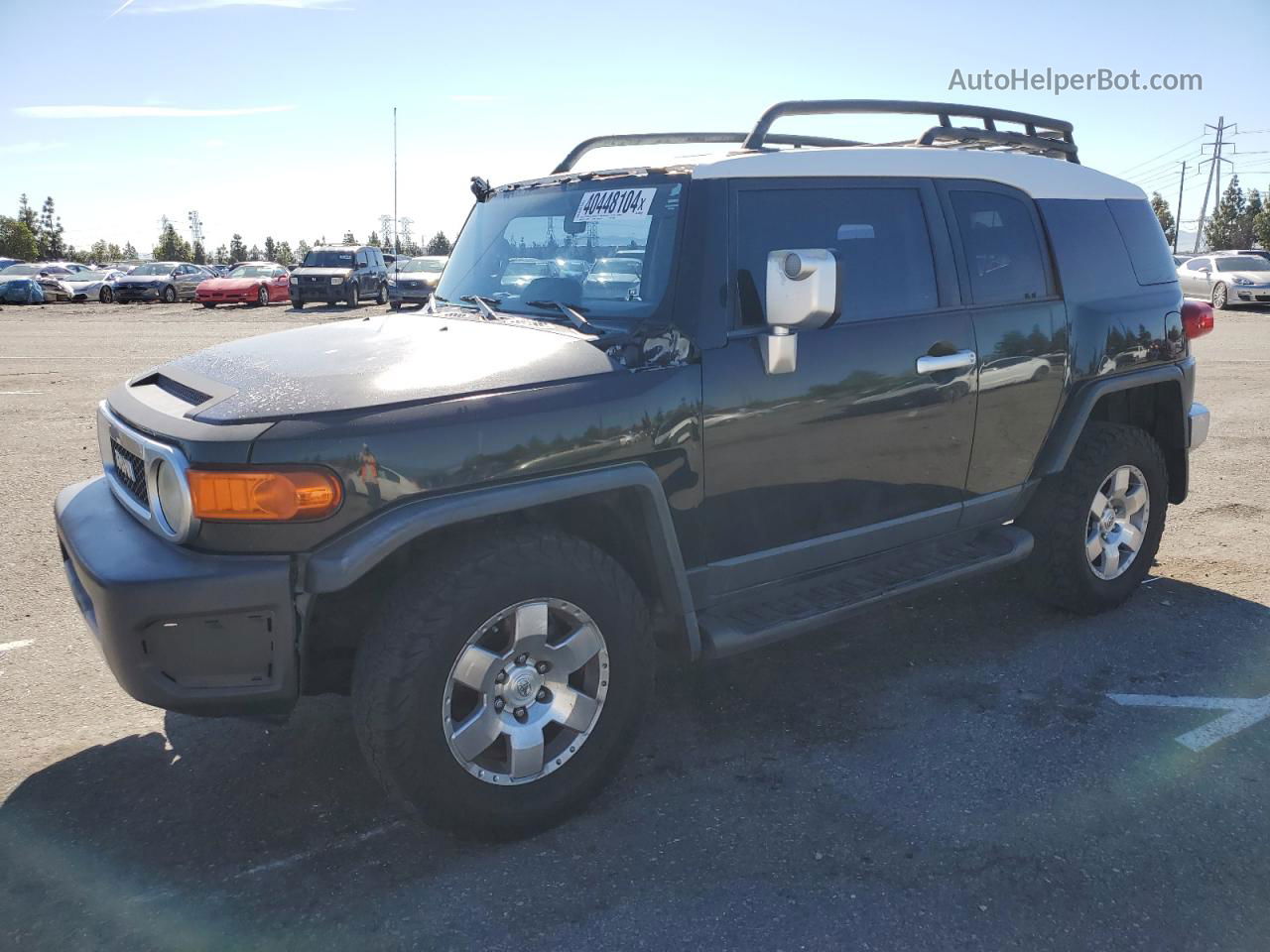 2007 Toyota Fj Cruiser  Black vin: JTEBU11F070051851