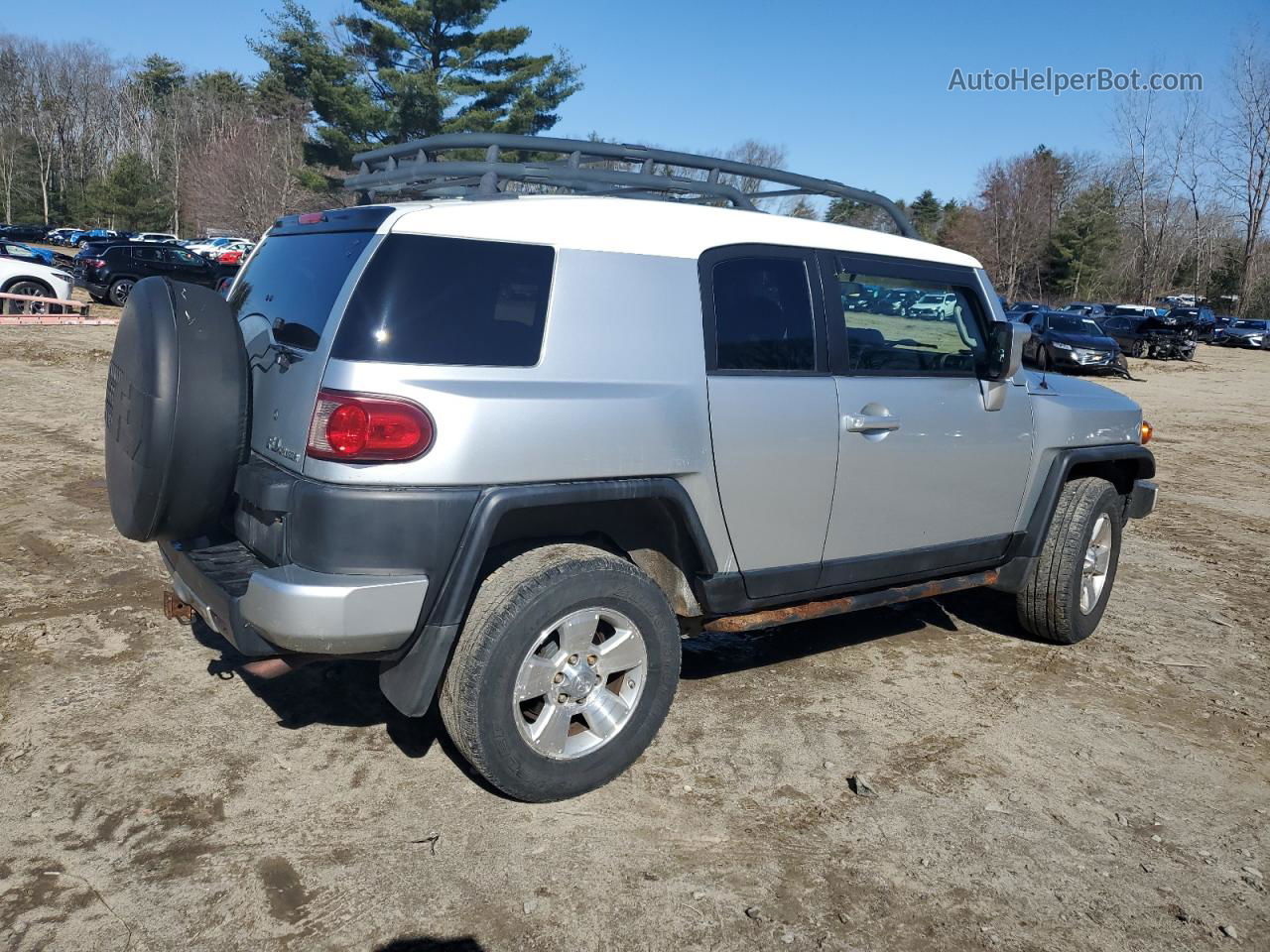 2007 Toyota Fj Cruiser  Серебряный vin: JTEBU11F070075602